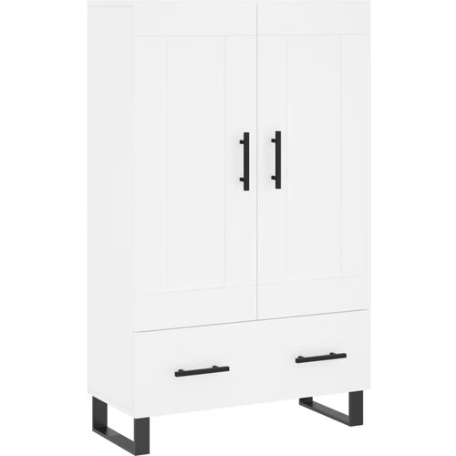 Maison Chic Visoka omara - Komoda - Predalnik bela 69,5x31x115 inženirski les, (21716619) Cene