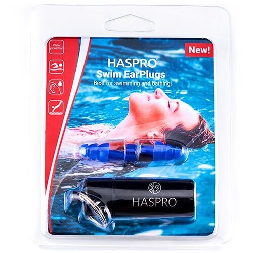 Haspro Čepki za ušesa za plavanje – modri, silikonski Swim (1 par) Cene