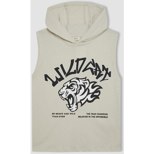 Defacto boy's Printed Hooded Undershirt Slike