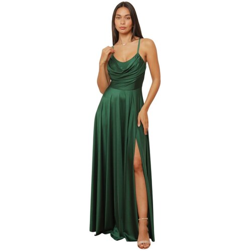 La Modeuse Dolge obleke 78502_P186961 Zelena Cene