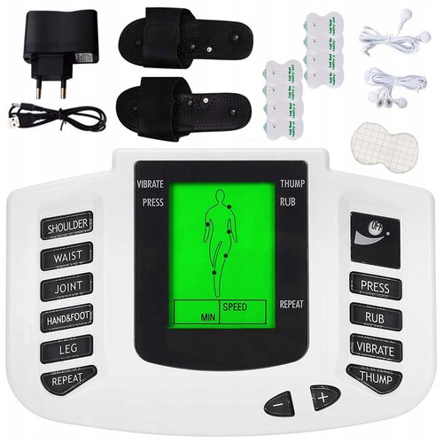  LCD mi&amp;scaron;ićni elektrostimulator za TENS EMS energiju Slike