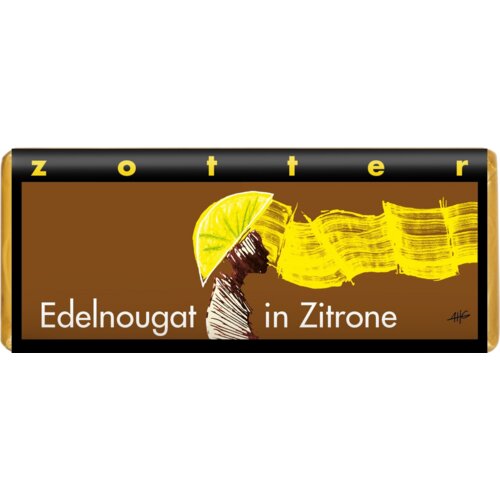 Zotter Schokoladen Bio čokolada - "nougat v limoni" - 70 g Cene