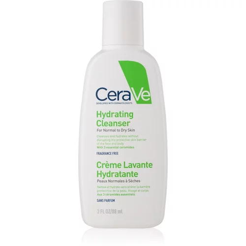 CeraVe Facial Cleansers Hydrating vlažilna čistilna emulzija 88 ml