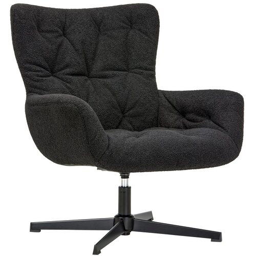 Premium Living vrtljivi stol lounge -trend-, črna Cene