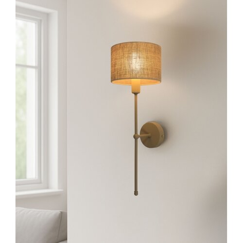  Zidna lampa MADELA 1xE14/40W/230V juta/bež Slike