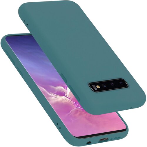 Cadorabo Ohi&amp;scaron;je, združljiv s Samsungom v tekoči zeleni barvi - za&amp;scaron;čitni pokrov iz fleksibilnega silikona TPU, (20589196) Slike