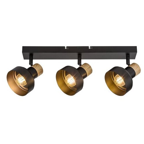 Rabalux spot lampa Saskia, 3x15W, 3xE14, Crna Cene