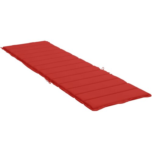  Jastuk za ležaljku crveni 200 x 50 x 3 cm od tkanine Oxford Slike