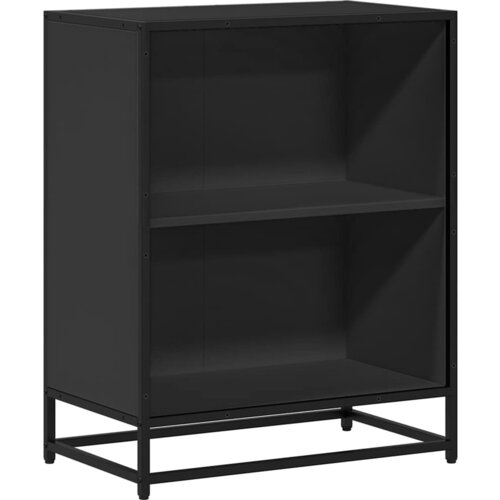 Maison Chic Knjižna omara - Knjižni regal črna 60x35x76 cm inženirski les, (21725188) Slike