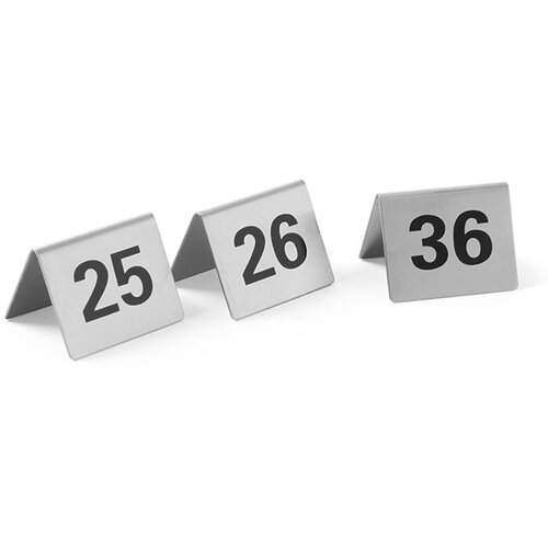 Hendi Informacijska tablica &Scaron;TEVILKA TABELA 25-36 nerjaveče jeklo, set 12 kos. - 663868, (21389857) Cene
