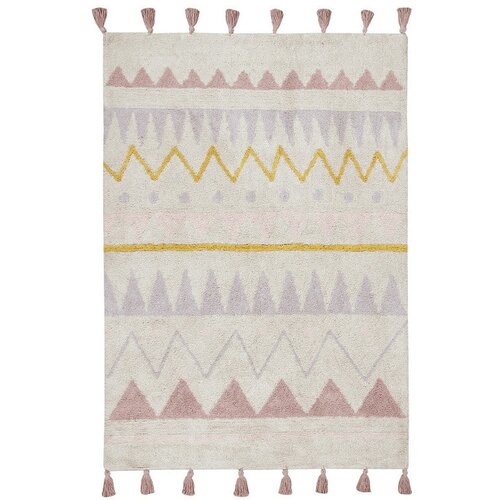 Lorena Canals Ružičasti/krem periv/ručno rađen pamučan dječji tepih 140x200 cm Azteca Vintage Nude &amp;ndash; Slike