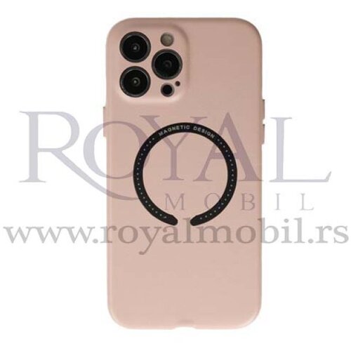  futrola magnetic design za iphone 13 pro (6.1) roze Slike