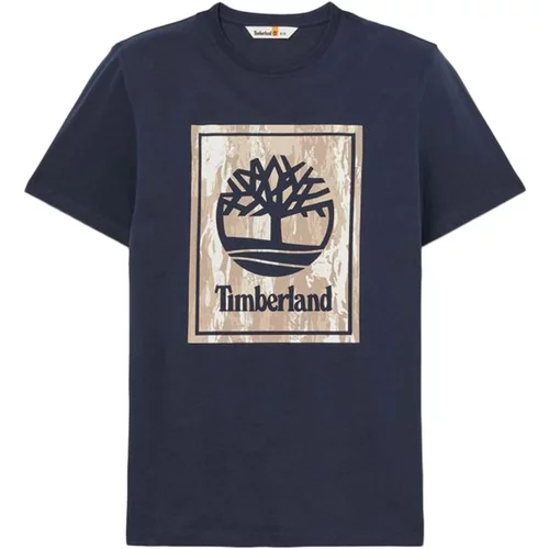 Timberland Majice s kratkimi rokavi 236615 Modra