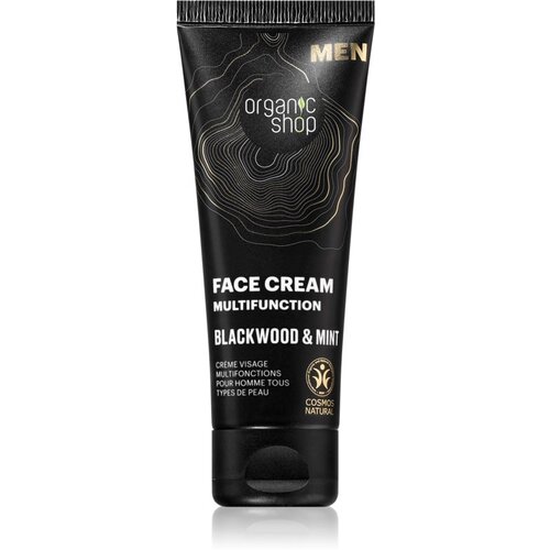 Organic Shop Men Blackwood &amp;amp; Mint vi&amp;scaron;enamjenska krema za lice za mu&amp;scaron;karce 75 ml Slike