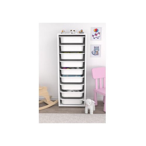 Hanah home vi&amp;scaron;enamenska polica zola 9N white Slike