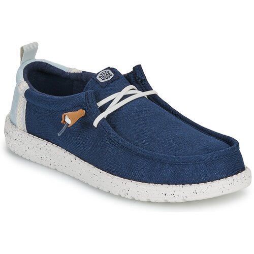 Hey Dude Slips on Wally Craft Linen Navy Blazer/Multi Modra Cene