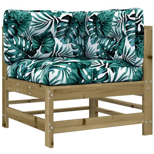 Maison Chic Kotni kavč - Sofa - Kanape z blazinami impregniran borov les, (21726664) Cene