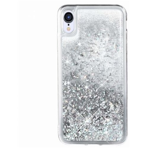 Nillkin silikonski ovitek za samsung galaxy A40 A405 prozoren s srebrnimi ble&amp;scaron;čicami Slike