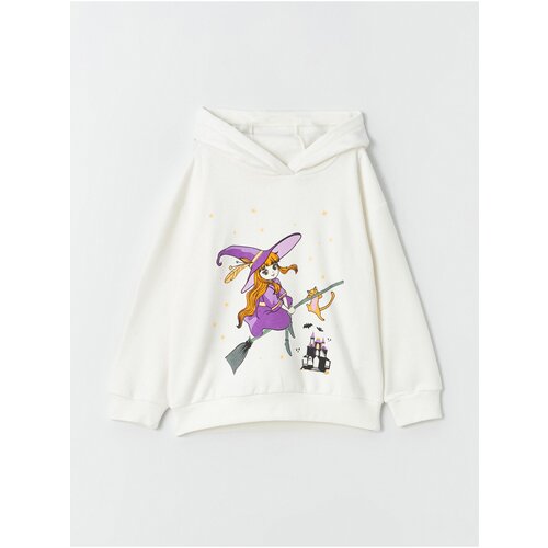 LC Waikiki Printed Long Sleeve Girls' Hoodie Cene