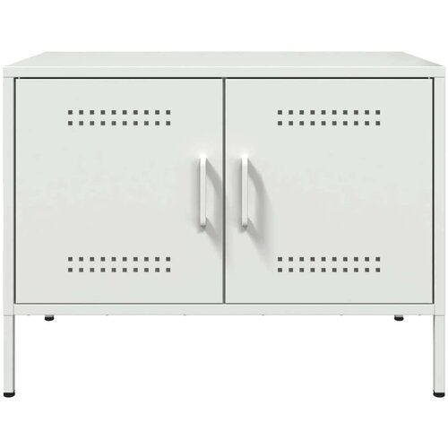 vidaXL TV ormarić bijeli 68 x 39 x 50,5 cm čelični Cene
