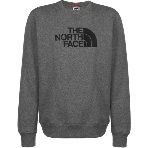 The North Face Sweater majica 'Drew Peak' siva melange / crna