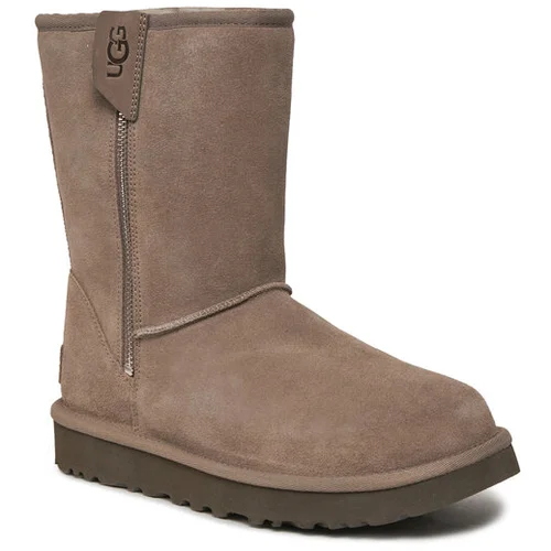 Ugg Škornji za sneg W Classic Short Bailey Zip 1144043 Siva