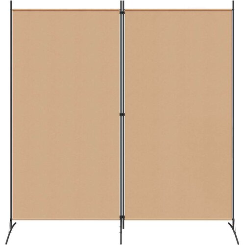 Pregrada sa 2 panela Bež 175 x 180 cm Tkanina - Bež 175 x 180 cm Slike