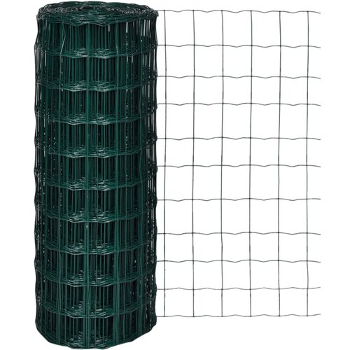 vidaXL Evro ograja iz jekla 10 x 1,0 m zelena, (20982500) Cene