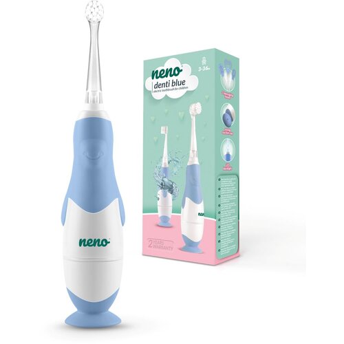 Neno DENTI Električna četkica za zube za djecu s dodacima (od 3.mj), plava Cene