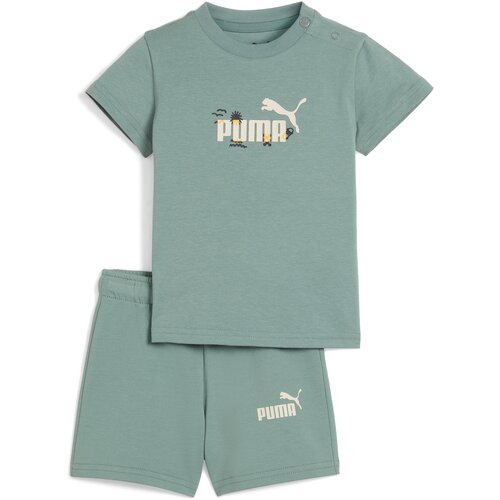 Puma Set za dečake Majica i šorc Minicats sandy adventures, Zeleni Cene
