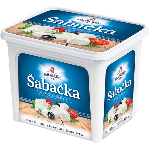 MLEKARA SABAC Sabacki sir meki punomasni 45%mm 900g Cene