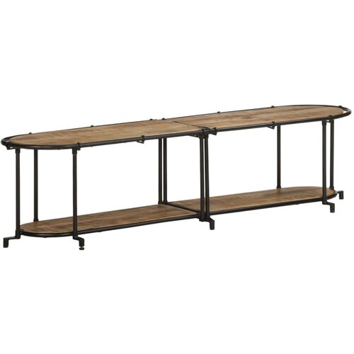 VidaXL TV omarica 160x42x40 cm trden robusten mangov les Slike