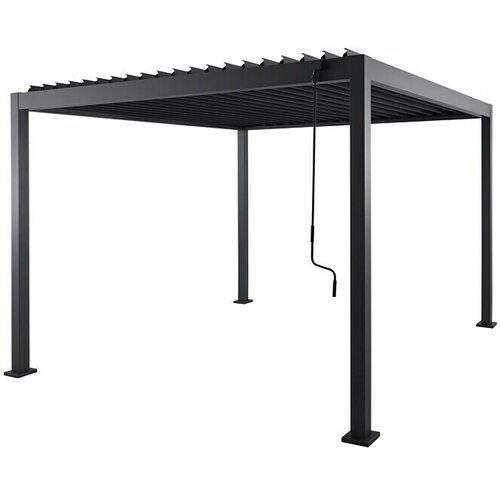 SUNFUN Milos Pergola (Š x D: 294 x 294 cm, Boja stalka: Antracit, Aluminij) Cijene