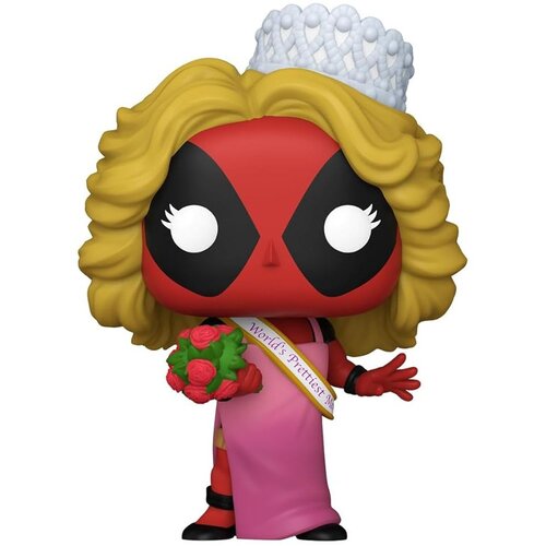 Funko bobble figure marvel - deadpool pop! - beauty pageant deadpool Slike