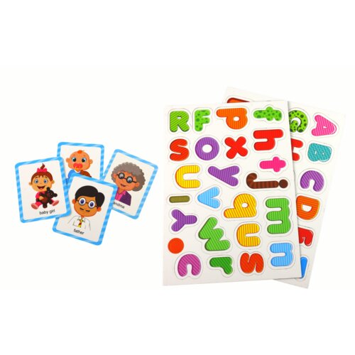  set of educational magnetic puzzles with a multifunctional board Slike