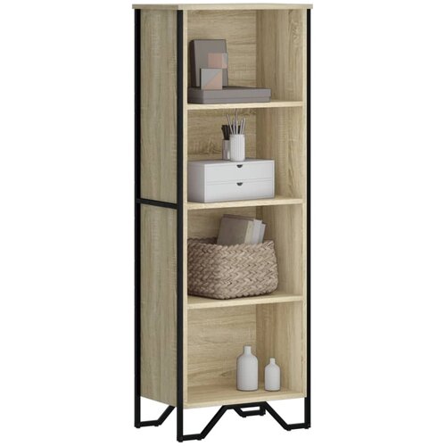  Regal za knjige boja hrasta 50x31x137,5cm od konstruiranog drva Cijene