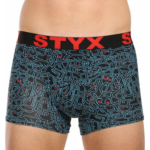 STYX Men's boxers art sports rubber doodle Slike