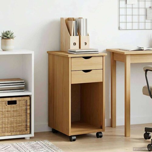  Gležnji kabinet Medeno Rjava 34 x 39 x 65,5 cm Masivna borovina, (5000263268) Cene