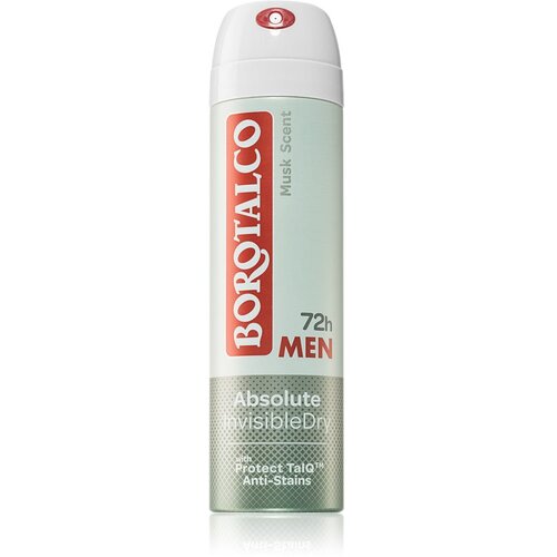 Borotalco men Absolute Invisible Dry – Musk dezodorans u spreju 150 ml Cene