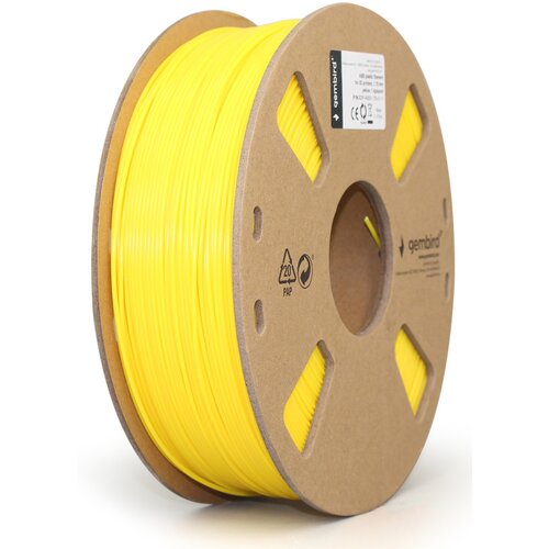 Gembird ABS 3D filament rumen, 1,75 mm, 1 kg (3DP-ABS1.75-01-Y), (5000368558) Cene