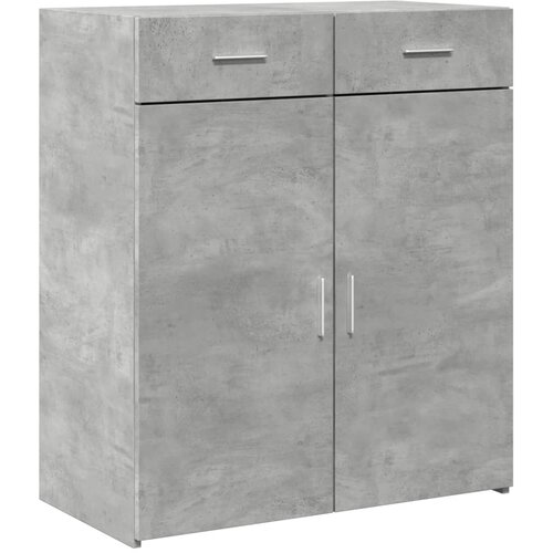 Maison Chic Komoda - Predalnik betonsko siva 80x42,5x93 cm konstruiran les, (21720554) Cene