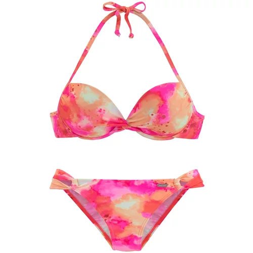 VENICE BEACH Bikini oranžna / roza