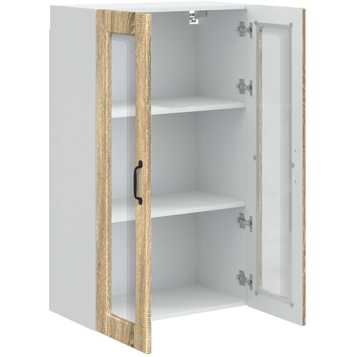  Zidni stakleni ormarić Sonoma hrast 60 x 31 x 100 cm Slike