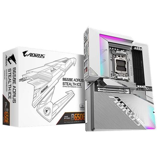Gigabyte AORUS B650E STEALTH ICE DDR5 ATX motherboard socket AM5 HDMI/DP Cene