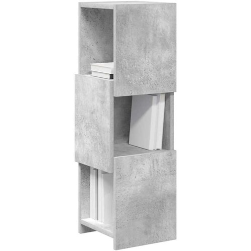  Kutni ormarić Betonski sivi 25,5x25x80cm Konstruirano drvo Slike
