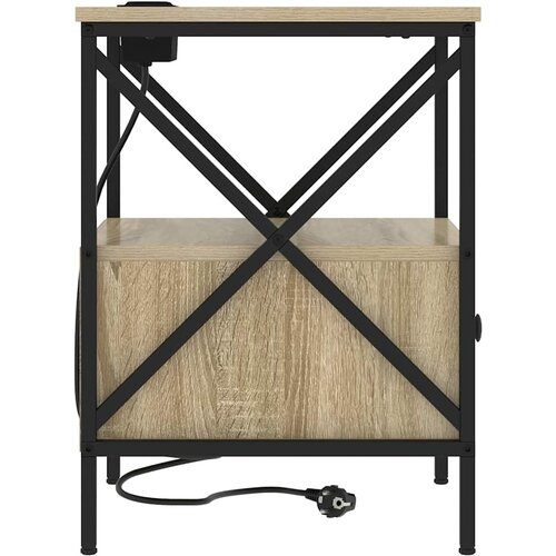  Noćni ormar Sonoma hrast 41,5 x 40,5 x 55 cm Konstruirano drvo Slike