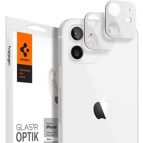 Spigen OPTIK.TR KALJENO STAKLO ZA KAMERU 2-KOM ZA iPHONE 12 Slike