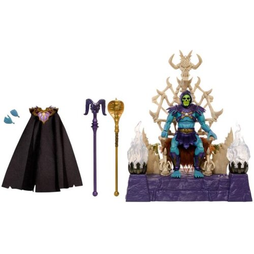 Mattel Action Figure Masters of the Universe - New Eternia Masterverse - Skeletor & Throne Cene