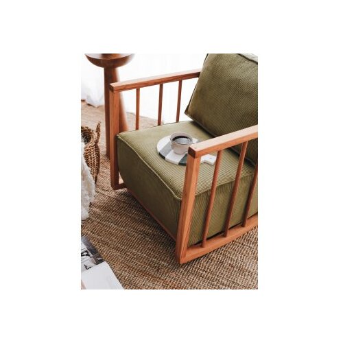 Atelier Del Sofa Fotelja Sallanan 71x57x80 cm, Kaki Cijene