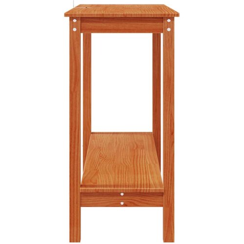  Konzolna stolica Vosak Smeđa 110 x 40 x 80 cm Masivna borovina - Vosak smeđa Slike